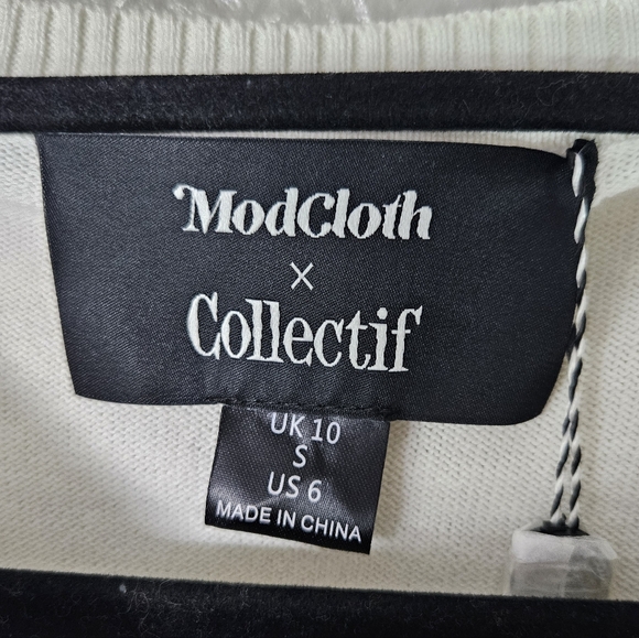 Modcloth X Collectif Jessie Oranges Cardigan Size 6 - Picture 6 of 12